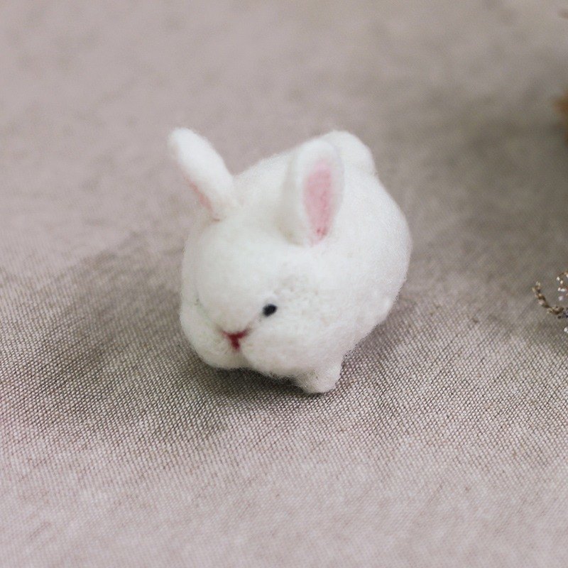 羊毛氈 兔子